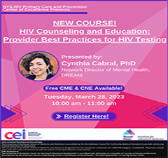HIV Counseling and Education: Provider Best Practices for HIV Testing